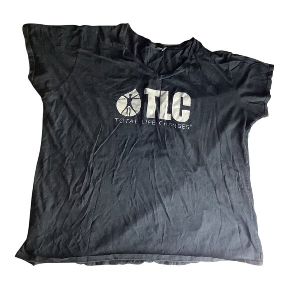 Total Life Changes Black Womens T-Shirt 2XL 100% Cotton Lightweight Anvil Brand - Picture 6 of 15